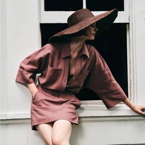 Zara Mauve Two Piece Set